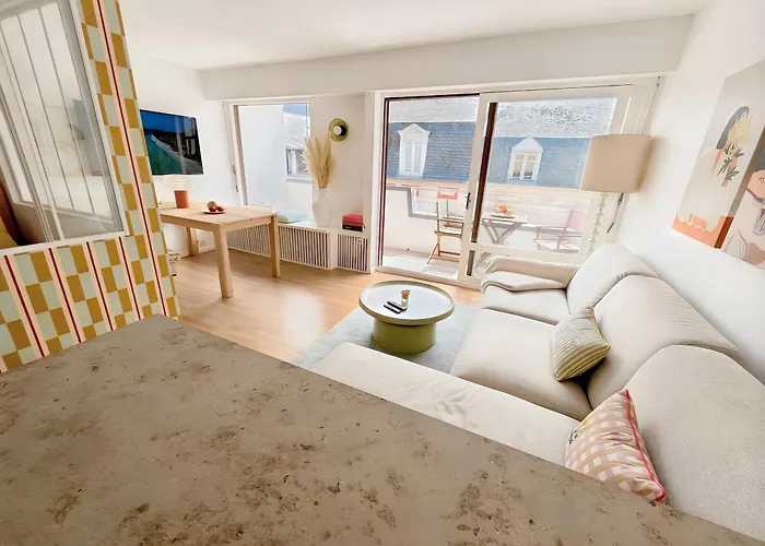 Apartman Au Coeur De Avec Balcon Et A 10 Min A Pied Deauville